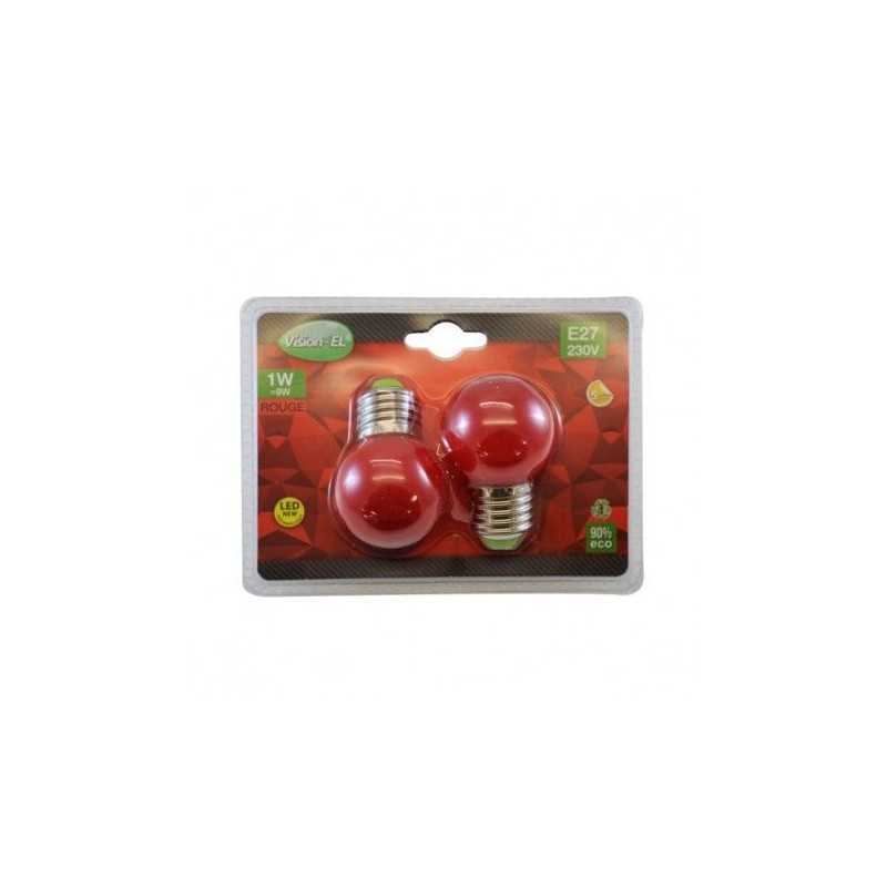 https://design-led.fr/ Ampoule E27 led G45 1w rouge pack x2 4,60&nbsp;€ 3,22&nbsp;€ -30% 76181