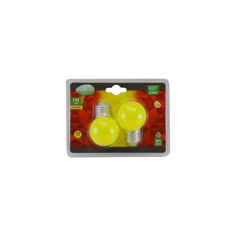 https://design-led.fr/ Ampoule E27 led G45 1w jaune pack x2 4,60&nbsp;€ 2,30&nbsp;€ -50% 76202