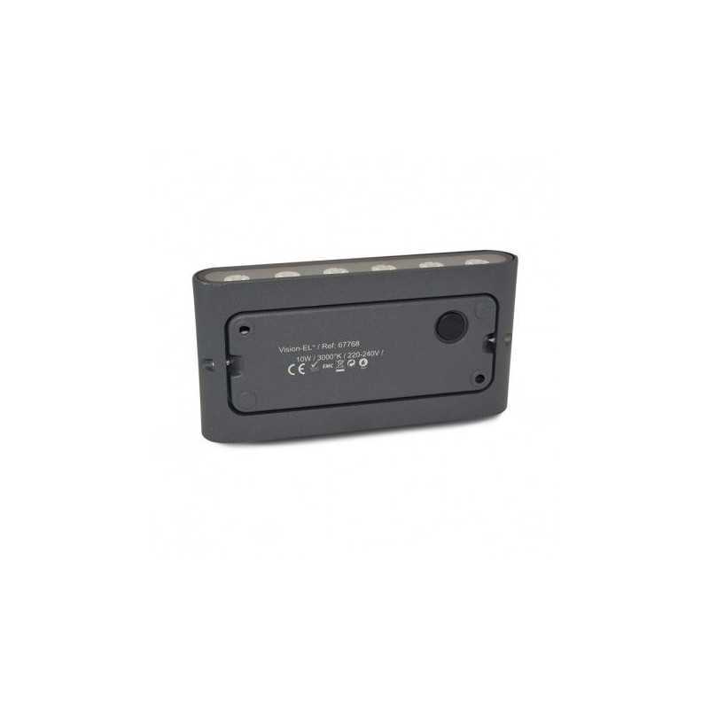 https://design-led.fr/ Applique Murale Rectangulaire LED 13W 4000K Gris Anthracite IP54 68,20&nbsp;€ 68,20&nbsp;€ 67789