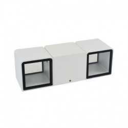 https://design-led.fr/ Applique Murale LED 2x3W 2x175Lm Rectangulaire 4000K Blanc IP54 69,00&nbsp;€ 48,30&nbsp;€ -30% 67770
