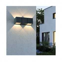https://design-led.fr/ Applique Murale LED 2x3W 2x175Lm Rectangulaire 3000K Gris IP54 59,00&nbsp;€ 41,30&nbsp;€ -30% 67772
