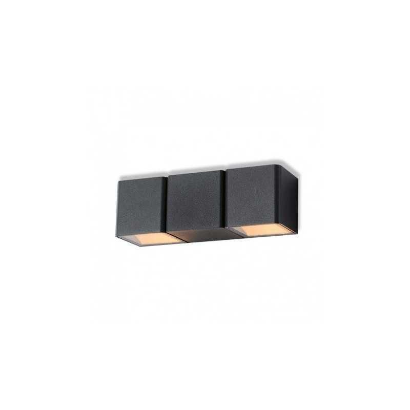 https://design-led.fr/ Applique Murale LED 2x3W 2x175Lm Rectangulaire 4000K Gris IP54 69,00&nbsp;€ 48,30&nbsp;€ -30% 67773