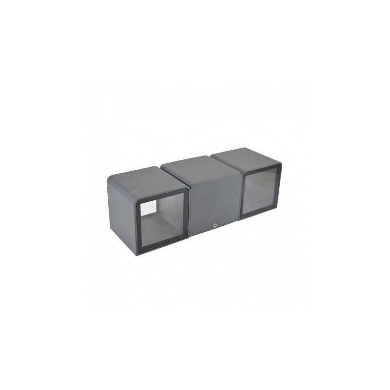https://design-led.fr/ Applique Murale LED 2x3W 2x175Lm Rectangulaire 4000K Gris IP54 69,00&nbsp;€ 48,30&nbsp;€ -30% 67773