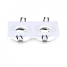 https://design-led.fr/ Support de spot rond double blanc Orientable 175 x 93mm 19,00&nbsp;€ 19,00&nbsp;€ 7717