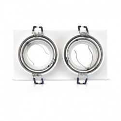 https://design-led.fr/ Support de spot rond double blanc Orientable 175 x 93mm 19,00&nbsp;€ 19,00&nbsp;€ 7717
