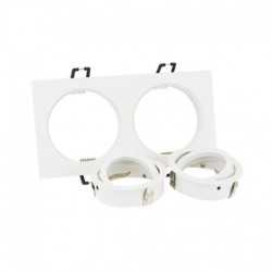 https://design-led.fr/ Support de spot rond double blanc Orientable 175 x 93mm 19,00&nbsp;€ 19,00&nbsp;€ 7717