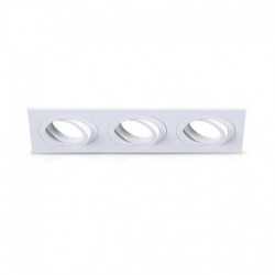 https://design-led.fr/ Support de spot rond triple blanc Orientable 258x93 mm 25,40&nbsp;€ 25,40&nbsp;€ 77170