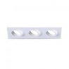 https://design-led.fr/ Support de spot rond triple blanc Orientable 258x93 mm 25,40&nbsp;€ 25,40&nbsp;€ 77170