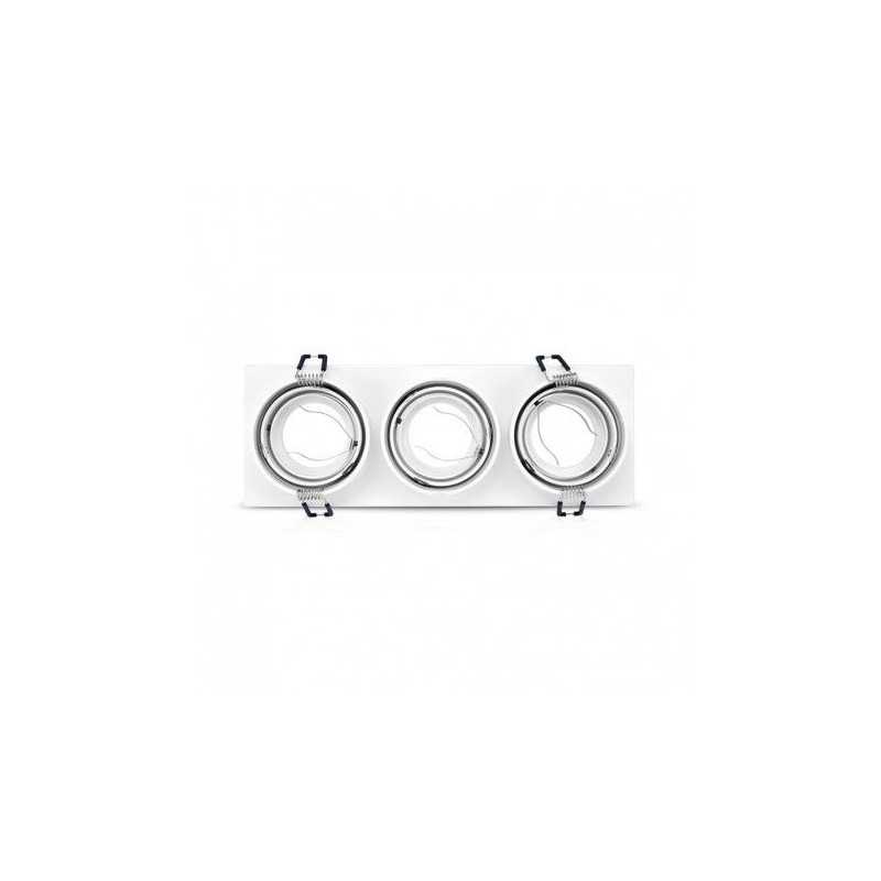 https://design-led.fr/ Support de spot rond triple blanc Orientable 258x93 mm 25,40&nbsp;€ 25,40&nbsp;€ 77170