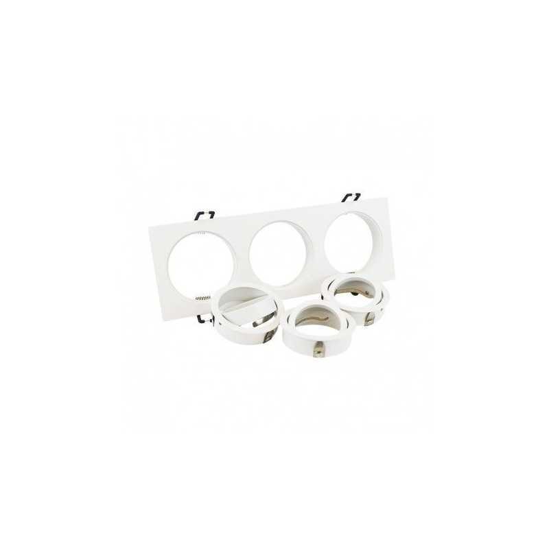 https://design-led.fr/ Support de spot rond triple blanc Orientable 258x93 mm 25,40&nbsp;€ 25,40&nbsp;€ 77170