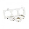 https://design-led.fr/ Support de spot rond triple blanc Orientable 258x93 mm 25,40&nbsp;€ 25,40&nbsp;€ 77170
