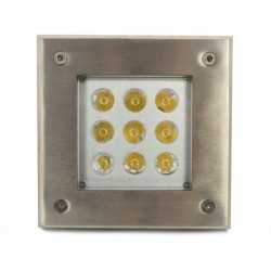 https://design-led.fr/ Spot led ETNA CARRE encastrable sol inox 316L 9W 3000K 135,30&nbsp;€ 135,30&nbsp;€ 70642