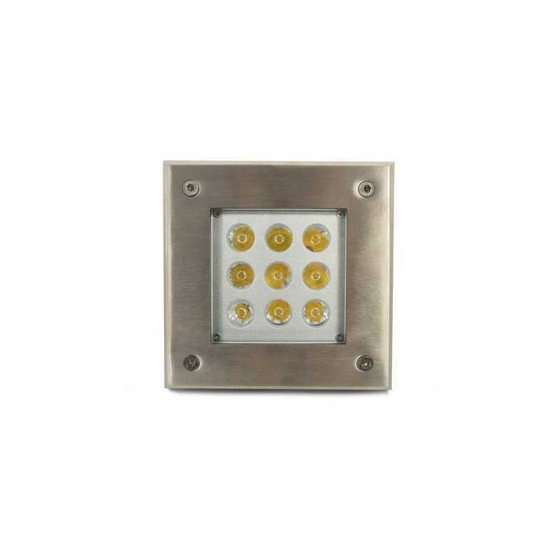https://design-led.fr/ Spot led ETNA CARRE encastrable sol inox 316L 9W 3000K 135,30&nbsp;€ 135,30&nbsp;€ 70642