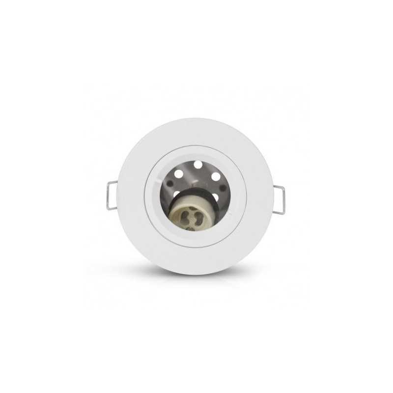 https://design-led.fr/ Support de spot BBC rond blanc fixe & douille automatique GU10 23,50&nbsp;€ 23,50&nbsp;€ 77181