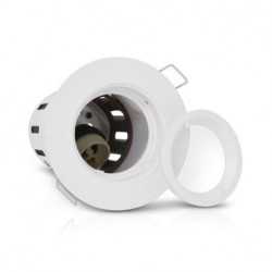 https://design-led.fr/ Support de spot BBC rond blanc fixe & douille automatique GU10 23,50&nbsp;€ 23,50&nbsp;€ 77181