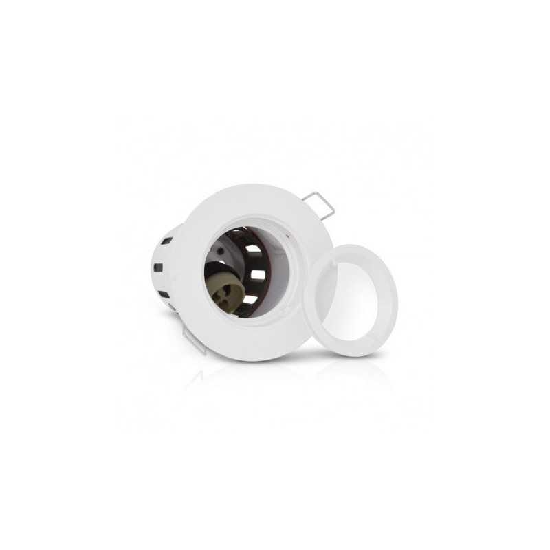 https://design-led.fr/ Support de spot BBC rond blanc fixe & douille automatique GU10 23,50&nbsp;€ 23,50&nbsp;€ 77181
