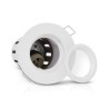 https://design-led.fr/ Support de spot BBC rond blanc fixe & douille automatique GU10 23,50&nbsp;€ 23,50&nbsp;€ 77181
