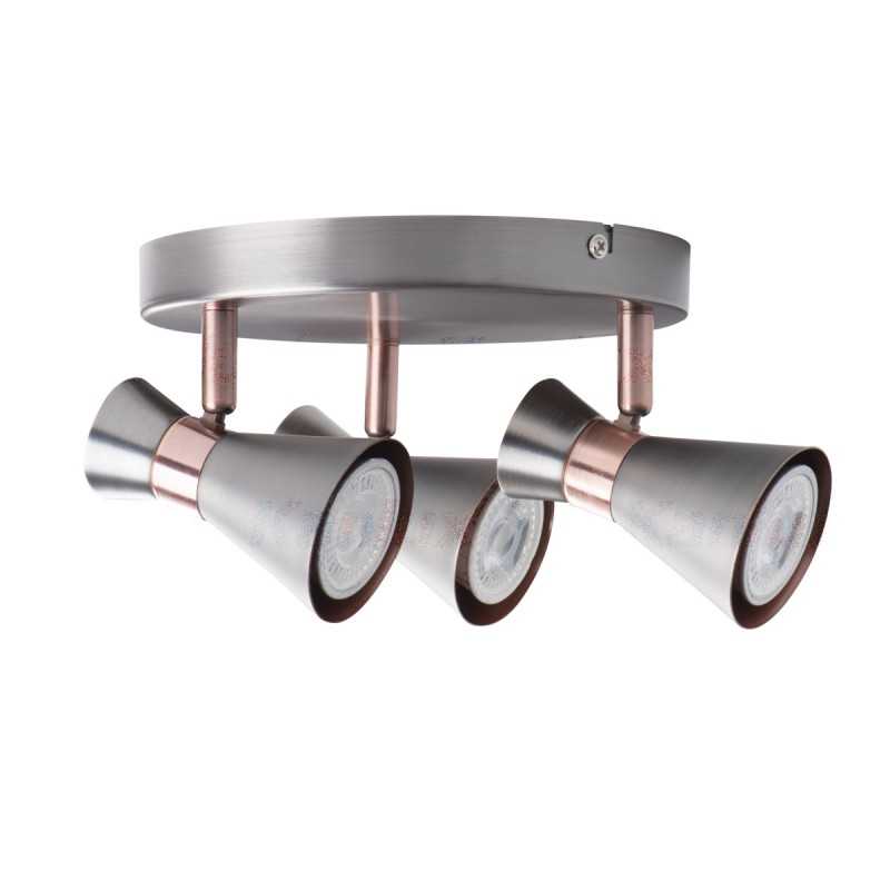 https://design-led.fr/ Luminaire mural et plafonnier MILENO argent / cuivre 3xGU10 43,00&nbsp;€ 43,00&nbsp;€ 29113