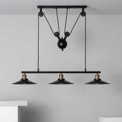 https://design-led.fr/ Lampe Suspendue Pusaka 3 x E27 noir 166,00&nbsp;€ 166,00&nbsp;€ C142939