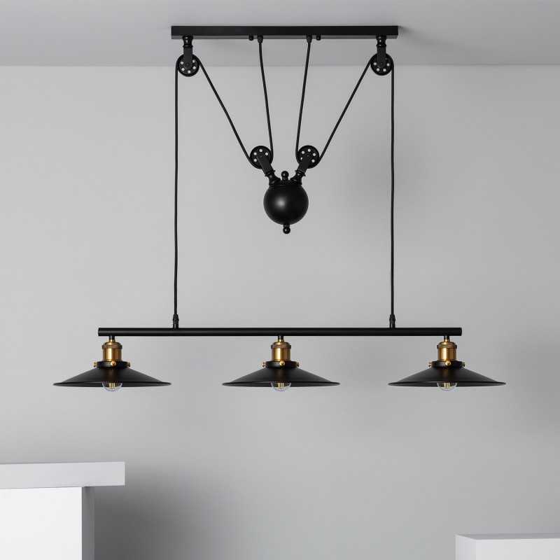 https://design-led.fr/ Lampe Suspendue Pusaka 3 x E27 noir 166,00&nbsp;€ 166,00&nbsp;€ C142939