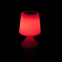 https://design-led.fr/ Lampe à Poser LED Extérieure Portative Uyoga RGBW avec Haut-Parleur Bluetooth et Batterie Rechargeable...