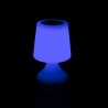 https://design-led.fr/ Lampe à Poser LED Extérieure Portative Uyoga RGBW avec Haut-Parleur Bluetooth et Batterie Rechargeable...