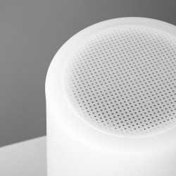 https://design-led.fr/ Lampe à Poser LED Extérieure Portative Uyoga RGBW avec Haut-Parleur Bluetooth et Batterie Rechargeable...