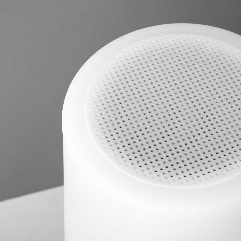 https://design-led.fr/ Lampe à Poser LED Extérieure Portative Uyoga RGBW avec Haut-Parleur Bluetooth et Batterie Rechargeable...