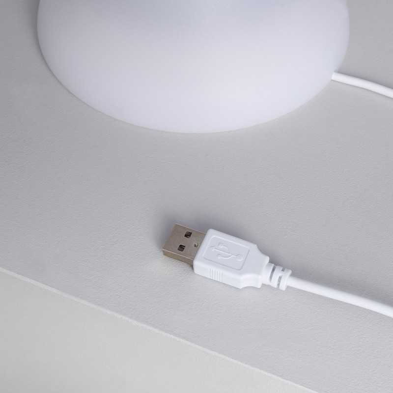 https://design-led.fr/ Lampe à Poser LED Extérieure Portative Uyoga RGBW avec Haut-Parleur Bluetooth et Batterie Rechargeable...