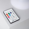https://design-led.fr/ Lampe à Poser LED Extérieure Portative Uyoga RGBW avec Haut-Parleur Bluetooth et Batterie Rechargeable...