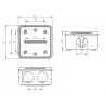 https://design-led.fr/ Boîte de Dérivation Étanche 85x85x45 mm 2,60&nbsp;€ 2,60&nbsp;€ CS69