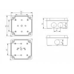 https://design-led.fr/ Boîte de Dérivation Étanche 113x113x60 mm 4,20&nbsp;€ 4,20&nbsp;€ CS57