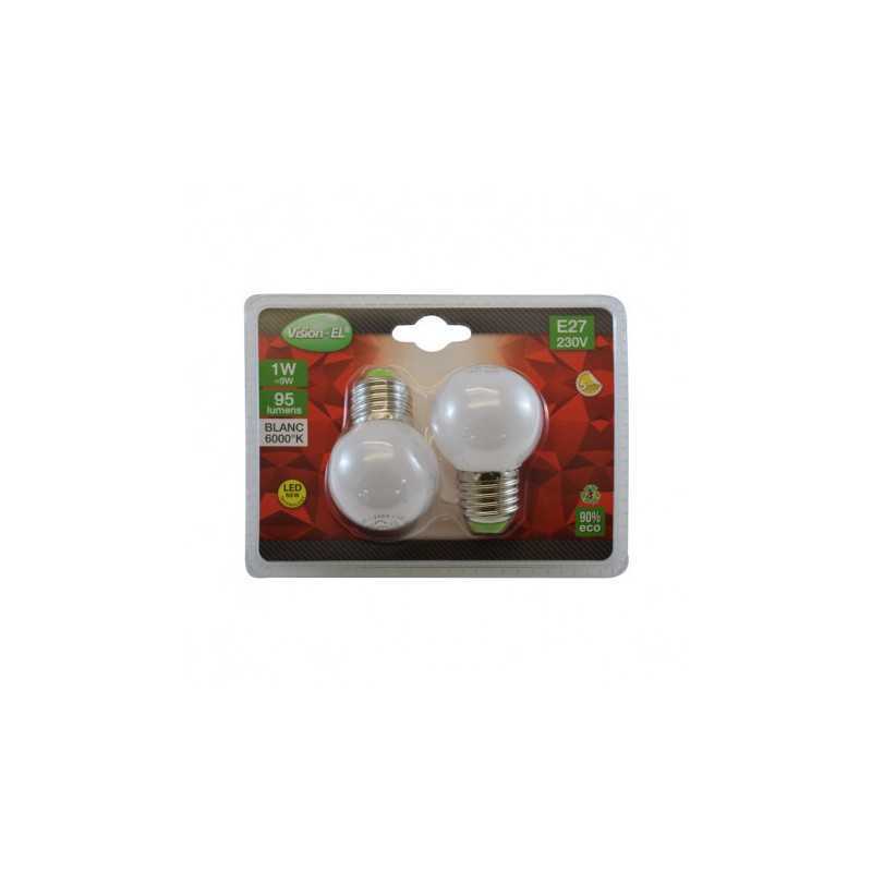 https://design-led.fr/ Ampoule E27 led G45 1w 6000k pack x2 4,50&nbsp;€ 2,25&nbsp;€ -50% 76161