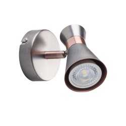 https://design-led.fr/ Luminaire mural ou plafonnier MILENO argent / cuivre 1xGU10 15,60&nbsp;€ 15,60&nbsp;€ 29111