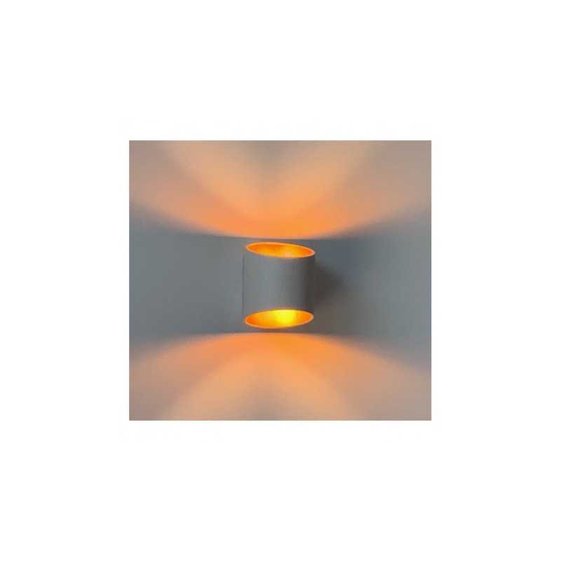https://design-led.fr/ Applique led murale HOYA OBLIQUE G9 x1 blanc doré 32,20&nbsp;€ 32,20&nbsp;€ 700410