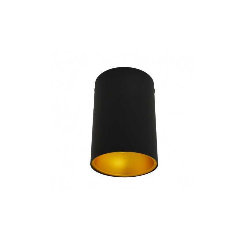 https://design-led.fr/ Support plafond noir doré cylindre 1xGU10 35,20&nbsp;€ 35,20&nbsp;€ 6811