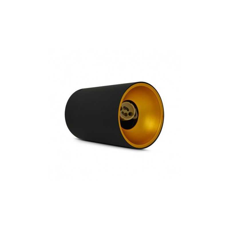 https://design-led.fr/ Support plafond noir doré cylindre 1xGU10 35,20&nbsp;€ 35,20&nbsp;€ 6811