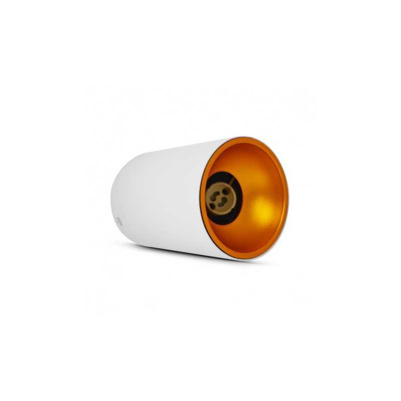 https://design-led.fr/ Support de Spot Saillie GU10 Cylindre Blanc / Doré 35,20&nbsp;€ 35,20&nbsp;€ 6810