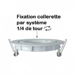https://design-led.fr/ Support plafond blanc 95mm 1/4 de tour orientable 6,20&nbsp;€ 6,20&nbsp;€ 7711