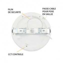 https://design-led.fr/ Downlight LED 18w Ø220 ALDEBARAN CCT dimmable encastrable ou en saillie 30,30&nbsp;€ 30,30&nbsp;€ 77566