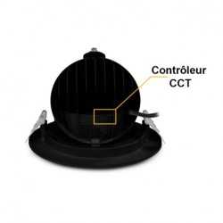 https://design-led.fr/ Spot LED Escargot BOUTICA Rond Inclinable et Orientable Noir 38W CCT GARANTIE 5 ANS 118,20&nbsp;€ 118,20&nbsp;...