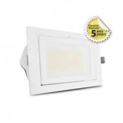 https://design-led.fr/ Spot LED Rectangulaire STELLA Inclinable avec Alimentation Electronique 32/38W CCT GARANTIE 5 ANS 126...