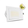 https://design-led.fr/ Spot LED Rectangulaire STELLA Inclinable avec Alimentation Electronique 32/38W CCT GARANTIE 5 ANS 126...