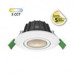 https://design-led.fr/ Spot LED CHROMA ORIENTABLE 6w dimmable CCT BBC 2700K / 3000K / 4000K 21,00&nbsp;€ 21,00&nbsp;€ 763410