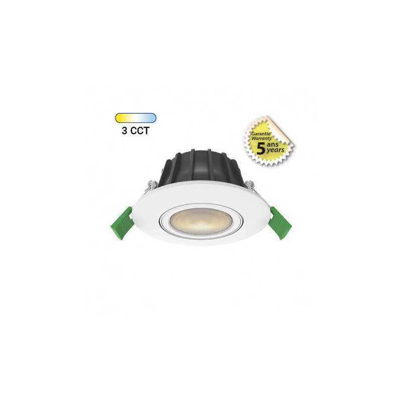 https://design-led.fr/ Spot LED CHROMA ORIENTABLE 6w dimmable CCT BBC 2700K / 3000K / 4000K 21,00&nbsp;€ 21,00&nbsp;€ 763410