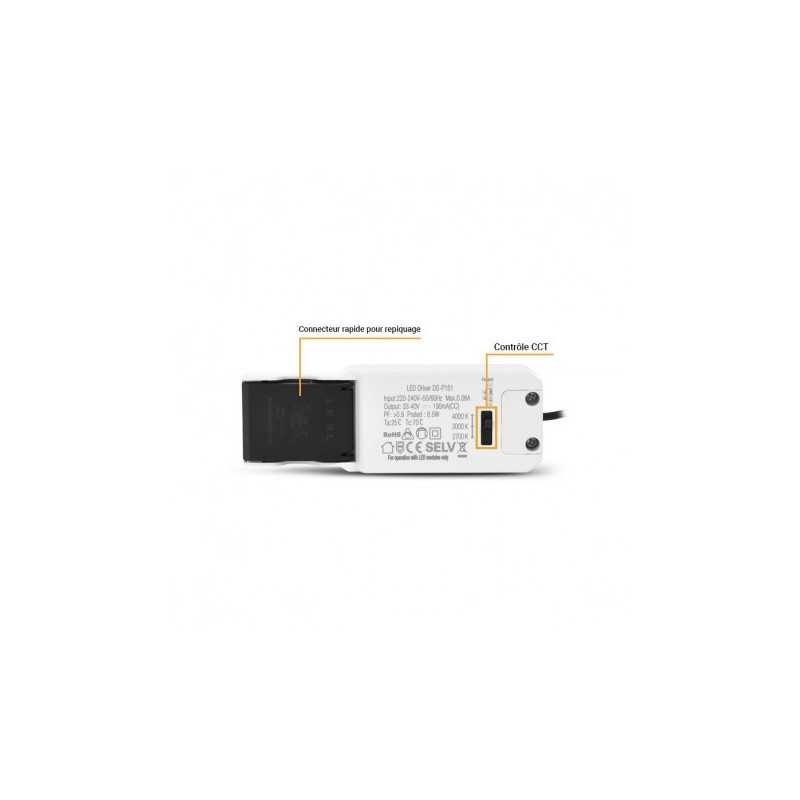 https://design-led.fr/ Spot LED CHROMA ORIENTABLE 6w dimmable CCT BBC 2700K / 3000K / 4000K 21,00&nbsp;€ 21,00&nbsp;€ 763410