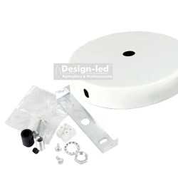 https://design-led.fr/ Kit rosace métallique cylindrique à 1 trous Ø 100 style G blanc 5,00&nbsp;€ 3,50&nbsp;€ -30% C1372