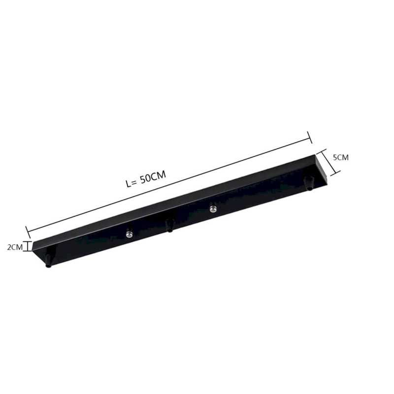 https://design-led.fr/ Plaque de plafond 3 trous noir 50 cm 22,80&nbsp;€ 15,96&nbsp;€ -30% C1146