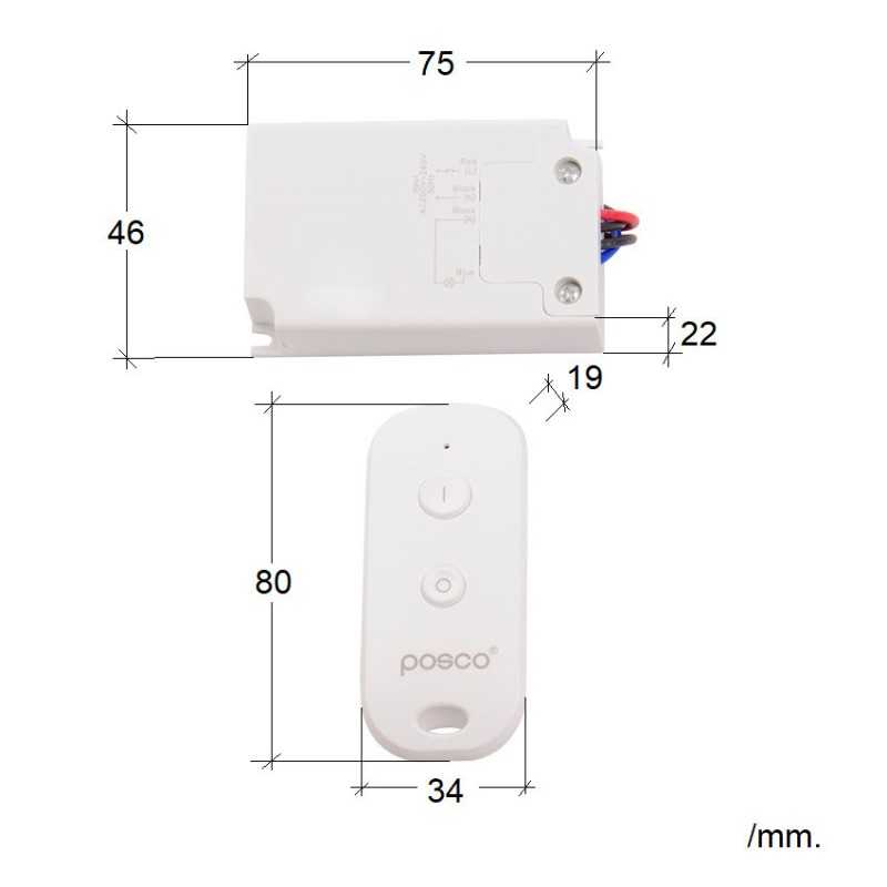 https://design-led.fr/ Interrupteur Simple avec Contrôle Télécommande RF - 30m 27,30&nbsp;€ 27,30&nbsp;€ P01040