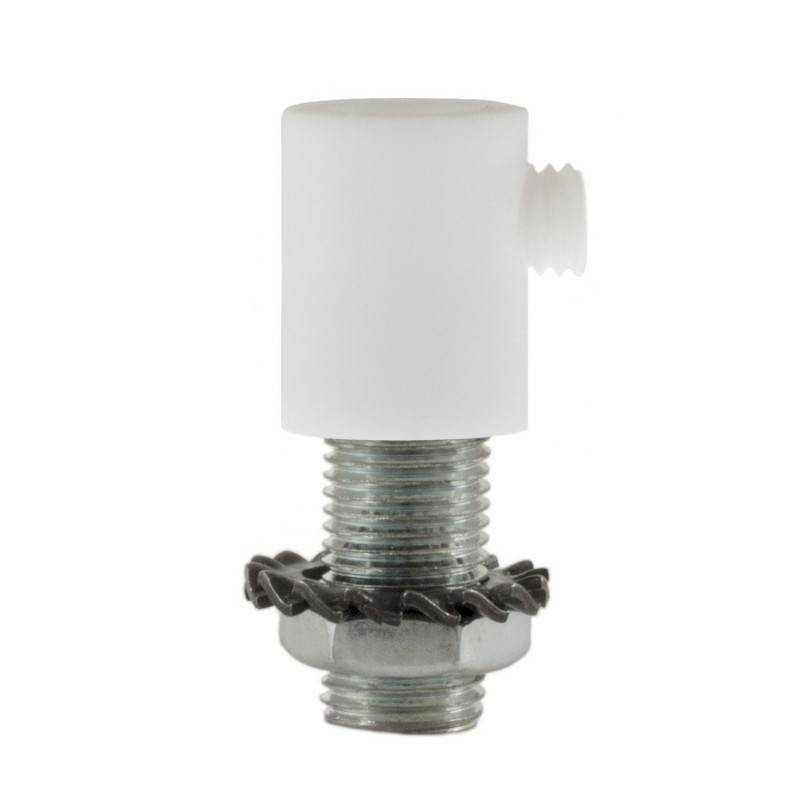 https://design-led.fr/ Serre-câble cylindrique en plastique blanc avec tige - écrou et rondelle 0,80&nbsp;€ 0,80&nbsp;€ SERP1BI